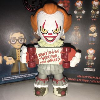 Funko Mystery Mini It Chapter Two 2 Hot Topic Exclusives Pennywise W/ Skateboard