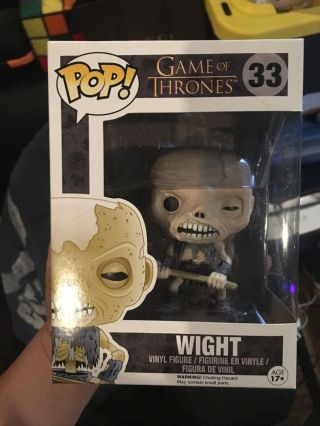 Funko Pop Hbo Television Game Of Thrones Wight 33 33 Vaulted Retired Rare