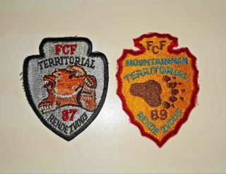 Royal Rangers Patch 1987 And 1989 Mountainmen Fcf Rendezvous