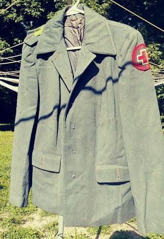 Wwii American Red Cross Motor Corps Jacket Uniform Pattern