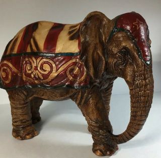 Circus Elephant 15” L X 11” T X 9” Wide At Ears - He’s A Big Guy And