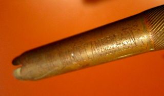 2 Vintage Wooden Dip Style Pens,  Large Size,  11” One Nib 5