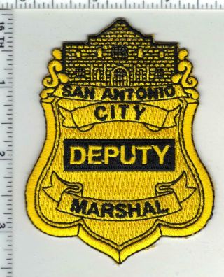 San Antonio City Deputy Marshal (texas) 1st Issue Shirt/jacket/uniform Patch