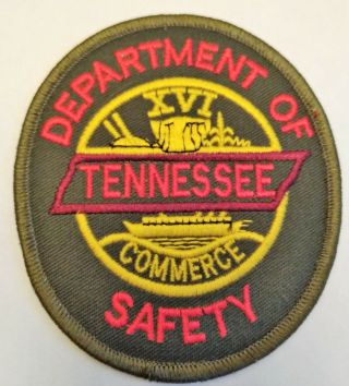 Tennessee Department Of Safety Patch // Us
