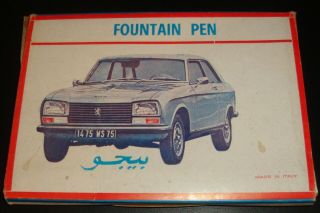 Vintage Arabic Peugeot Fountain Pens From Bahrain Mib Made In Italy