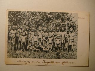 Penang.  Natives.  Malysia.  Straits Settlements.  Undivided Back.