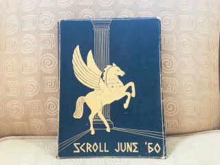 Henry Snyder High School Yearbook Class Of 1960 " The Scroll " Jersey City Nj