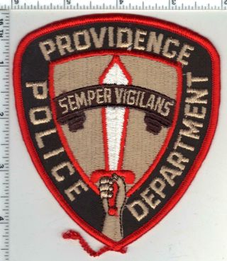 Providence Police (rhode Island) 2nd Issue Shoulder Patch