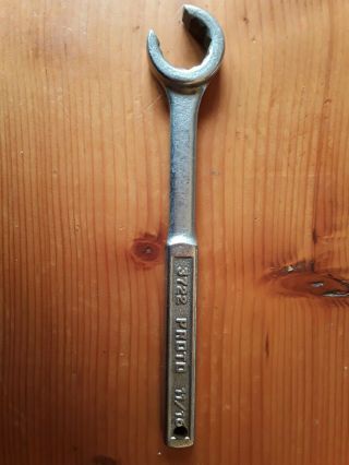 Vintage 1949 - 56 Proto 11/16 " Flare Nut Wrench 3722 Mechanics Old Tools ☆usa
