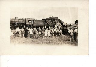 Rppc Railroad/train Accident Locomotive Wreck Disaster Mason City Ia 617