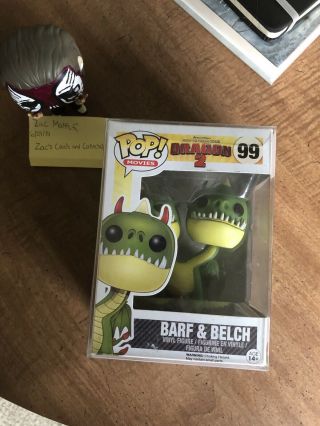 Barf And Belch Funko Pop Vaulted/rare How To Train Your Dragon 2