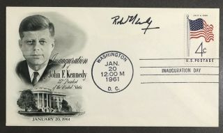 1961 First Day Issue Inauguration Of John F.  Kennedy Signed By Robert Kennedy