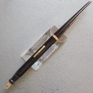 Gt Jet Black Desk Diamond Lever Fountain Pen Deluxe F Nib Sac