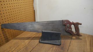 L4298 - Vintage Sandvik No.  270 Hand Saw Best Swedish Steel Wood Dragon Handle