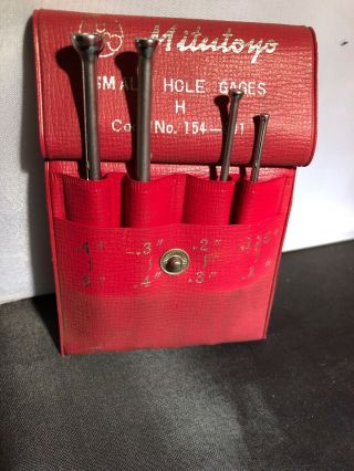 Mitutoyo 154 - 901 Small Hole Gage Set.  125 - 5