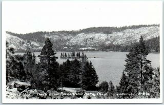 Plumas National Forest Ca Rppc Postcard " Lakes Basin Rec.  Area " Eastman Photo