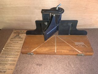 Vintage Stanley No.  116 Metal Frame Miter Box