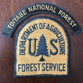 Toiyabi Vintage Us Forest Service United States Department Agriculture Patch