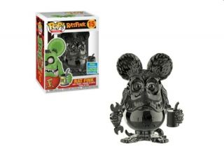 Funko Pop Icons Rat Fink Gray Chrome Sdcc 2019 Summer Convention