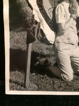 Vintage Antique Photograph w/ Archery Practice Target Man Swim Trucks Girl Camp 5
