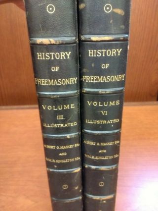 Vintage The History Of Freemasonry Vol Iii Vi 1898 Book Templar Edition Mackey