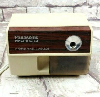Vintage Panasonic Kp - 110 Auto Stop Electric Pencil Sharpener