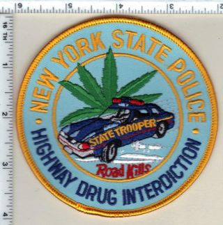 York State Police Highway Drug Interdiction Shoulder Patch