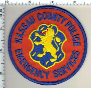 Nassau County Police (york) Emergency Services Shoulder Patch