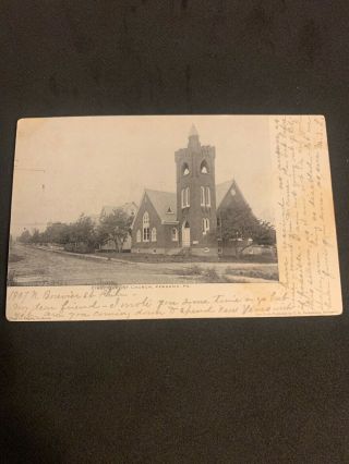 1900s Postcard P & R Railway Station Perkasie PA.  Rare Double Sided Photo Card 3