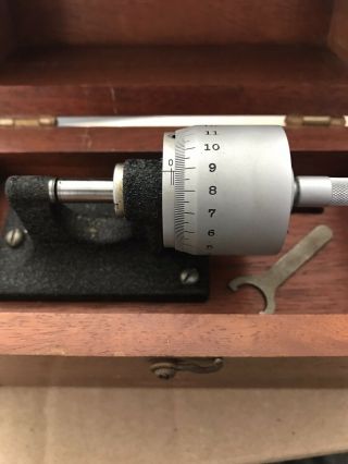 Browne & Sharpe,  Micrometer With Dovetail Box