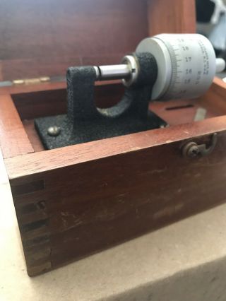BROWNE & SHARPE,  Micrometer With Dovetail Box 6