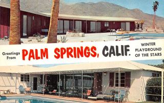 C21 - 2733,  Greetings From Palm Springs California