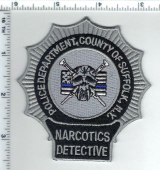 Suffolk County Police (york) Narcotics Detective Subdued Shirt/jacket Patch