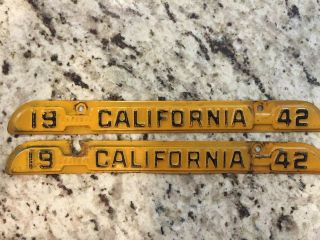 1939 California Worlds Fair and other license plate tags 2