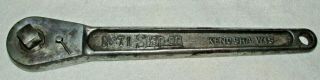 Vintage Snap - On No.  71 Ratchet Kenosha Wis 1/2 " Drive Patent Applied For - Rare