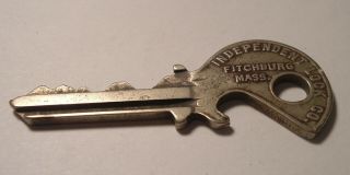 Vintage Antique Independence Lock Co.  Fitchburg Bottle Opener Key Unique