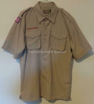 Boy Scout Now Scouts Bsa Uniform Shirt Size Adult Medium Ss 080