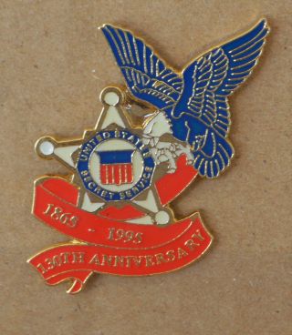 Rare Us Secret Service Lapel Pin 130th Anniversary