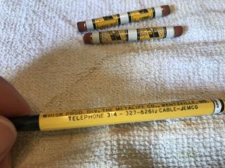 Vintage ADVERTISING PENCIL / Erasers Whisk Hand Cleaner 5