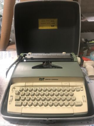 Vintage Scm Smith Corona Electra Automatic Electric Typewriter