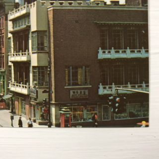 Chinatown York City NY Cars Street Bird ' s Eye View Vintage Postcard 4
