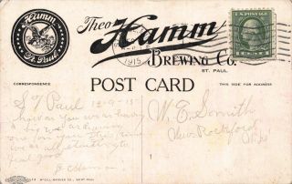 Postcard Rathskeller Theo Hamm Brewing Company in St.  Paul,  Minnesota 120092 2