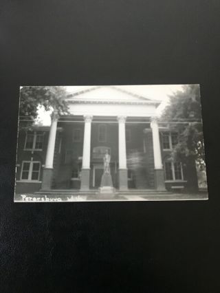 Vintage Rppc Petersburg Court House West Virginia Photo Postcard
