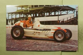 Dr Who Indianapolis In 500 Mile Speedway Car Race Postcard E25795