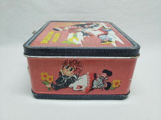 Aladdin Industries 1973 Vintage Raggedy Ann And Andy Lunch Box 2