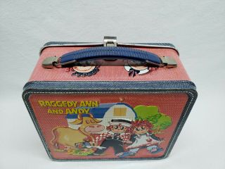 Aladdin Industries 1973 Vintage Raggedy Ann And Andy Lunch Box 7