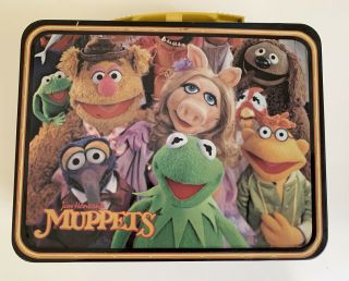 Vintage 1979 Animal & Muppets Antique Metal Lunch Box Jim Henson