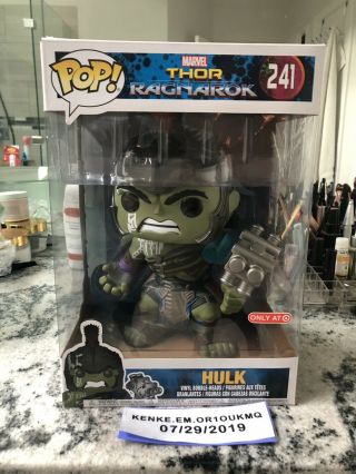 Funko Pop - Thor Ragnarok - Hulk 241 - Target Exclusive (10 Inches Tall)