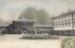 Romania 1906 Vintage Postcard Of Baile Sent To Italy
