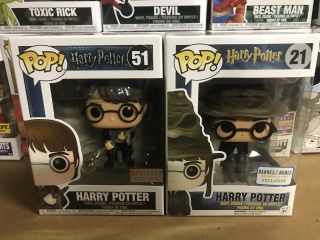 Funko Pop Harry Potter Sorting Hat Barnes & Noble Box Lunch Exclusives 21 & 51